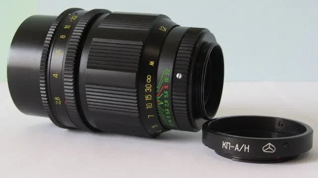 Объектив ТАИР-11А 2,8/135 на Nikon,М.42- Зенит,Practica.КМЗ-1986г.Комплект.Новый 5