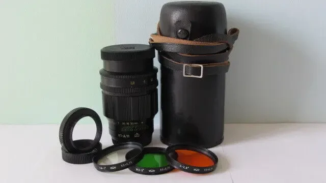 Объектив ТАИР-11А 2,8/135 на Nikon,М.42- Зенит,Practica.КМЗ-1986г.Комплект.Новый 8