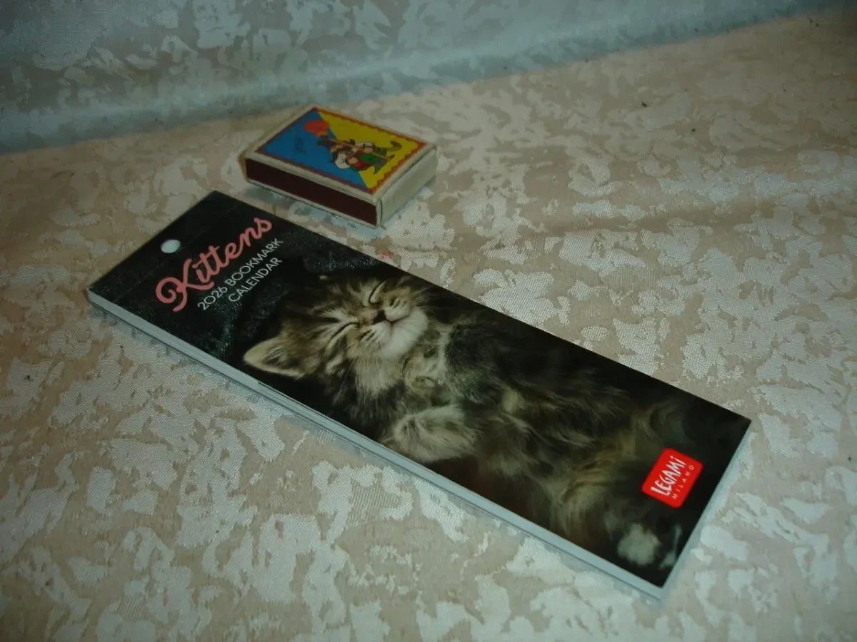 Календар-ЗАКЛАДКА на 2026 рік KITTENS/кошенята. НОВА. Made in ITALY. БРЕНДОВА. Підвісна. 10
