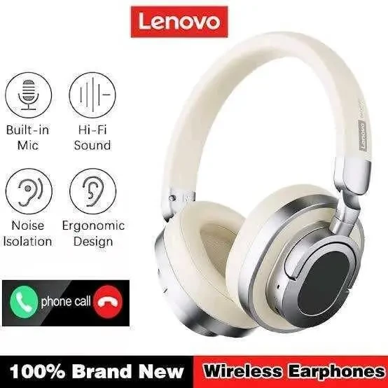 Нові бездротові навушники Lenovo LE602 Maillard Brown (Ретро стиль) 9