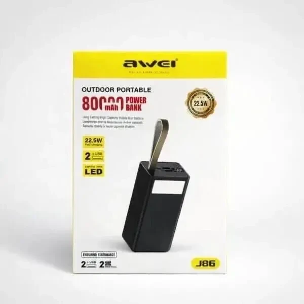 Повербанк Awei J86 80000 mA 4