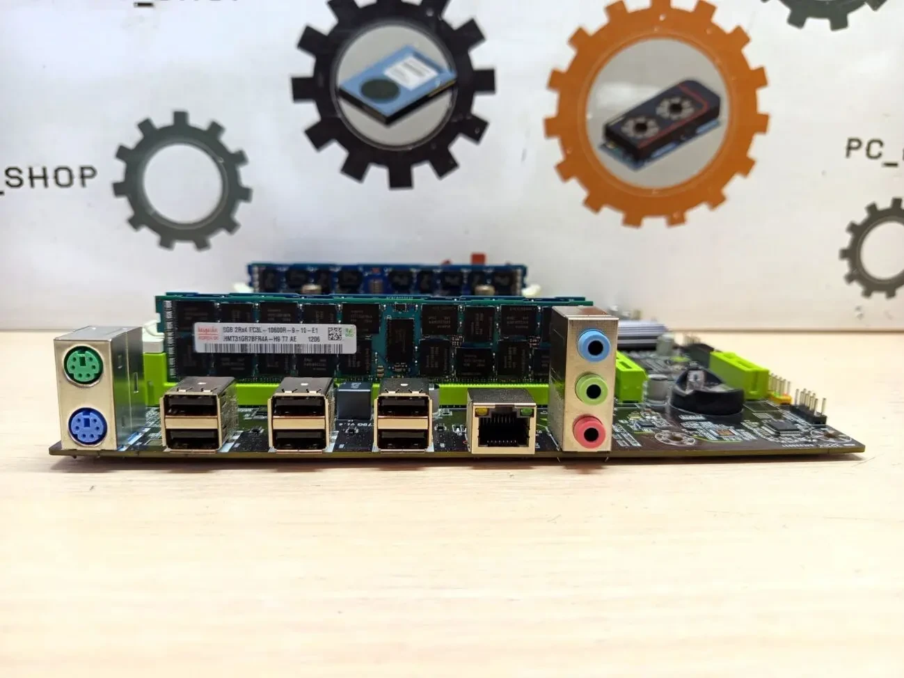 Комплект Материнська плата Taishuo X79-G +Intel Xeon E5+Nanya 4x8Gb DDR3-1333 PC3L-10600R 3