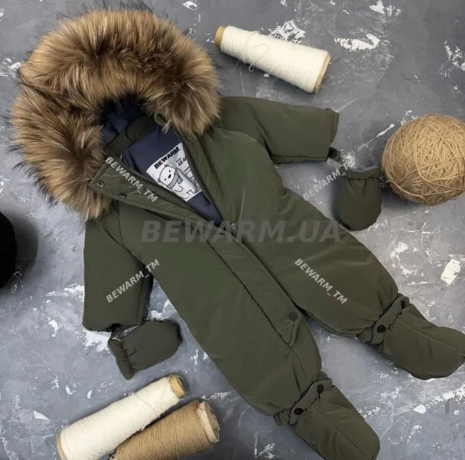 зимовий комбінезон Bewarm в ідеальному стані 74-80розмір 2