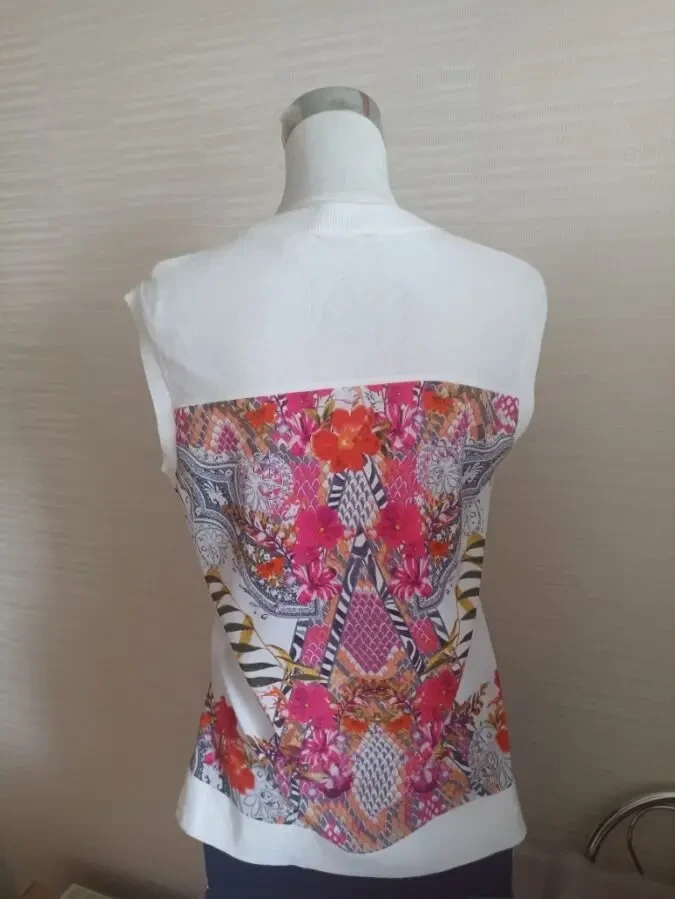 Ted Baker Красивая женская майка с трикотажем с шелком на 46-48 5