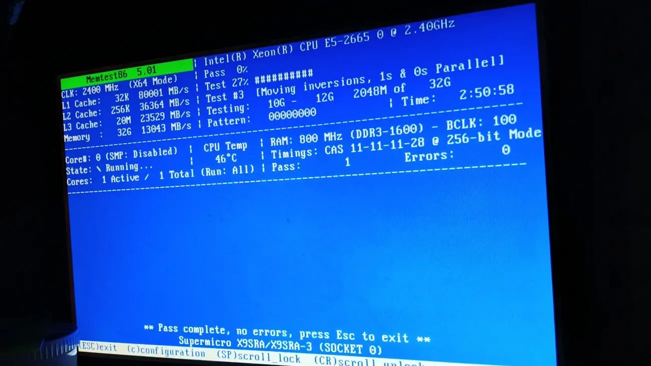 Серверная плата Supermicro MBD-X9SRA (S2011) (C602) ATX+e5 2665 (8/16)+32Гб DDR3-1600 (Читать описание) 3