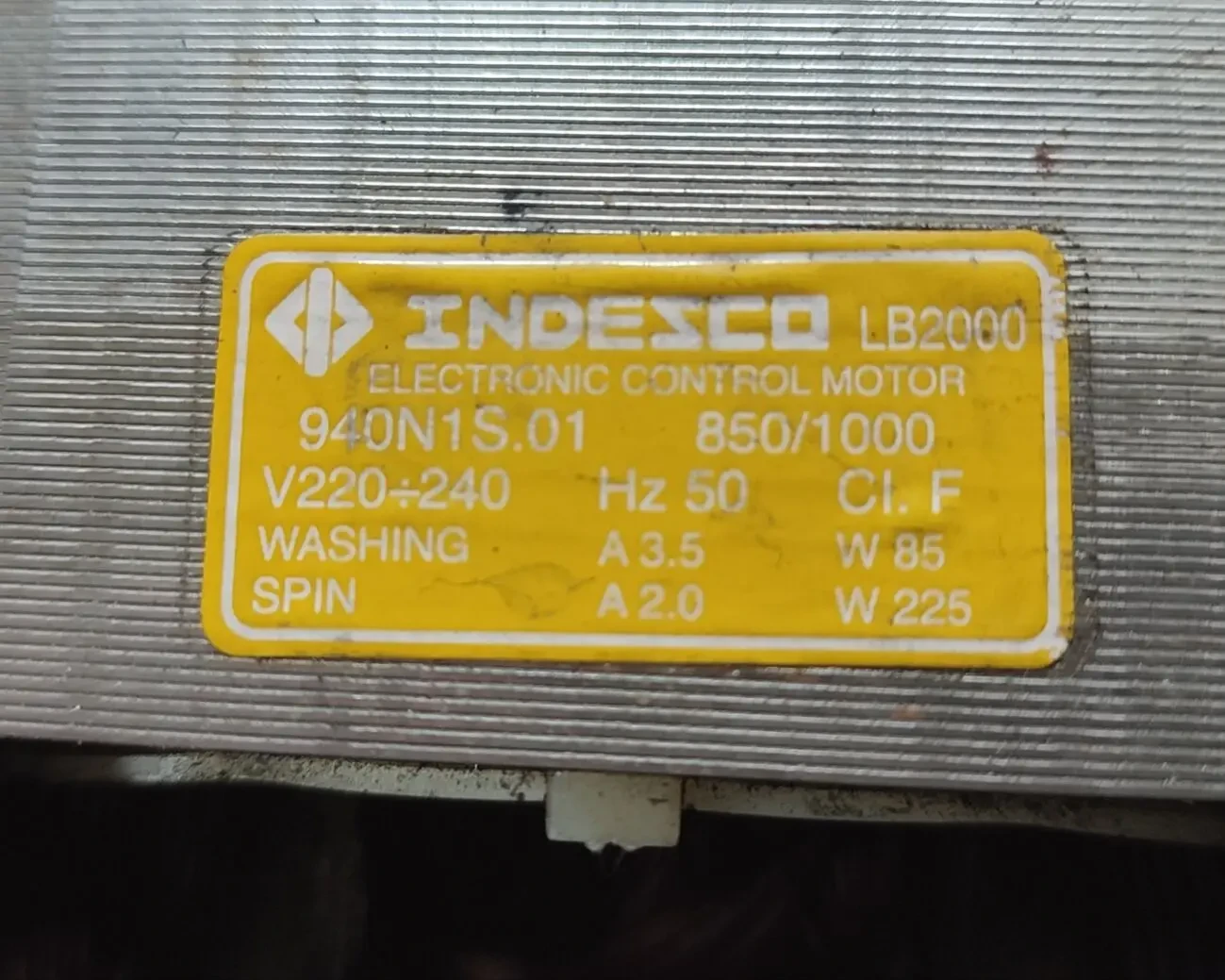Двигун пралки Indesit 2
