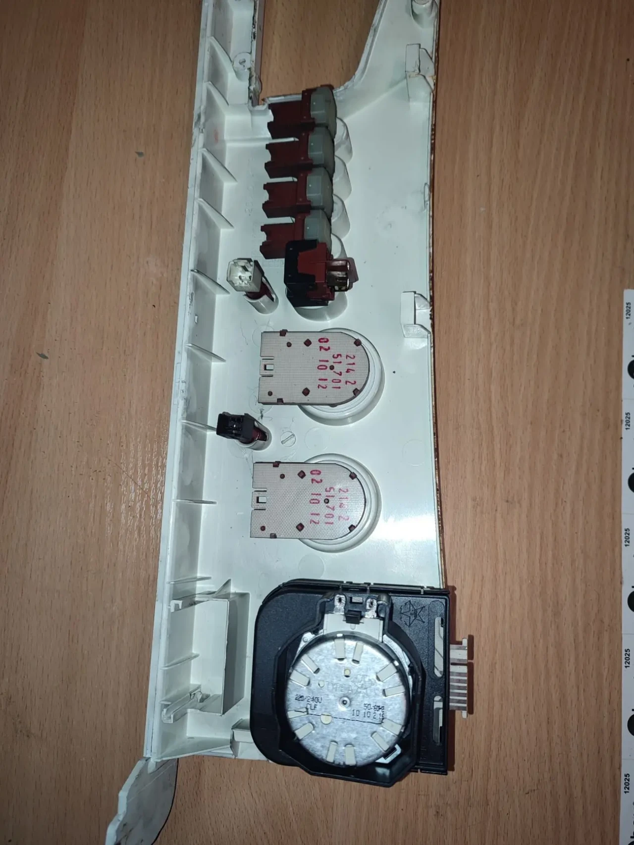 Indesit WS105TX, панель керування. 6
