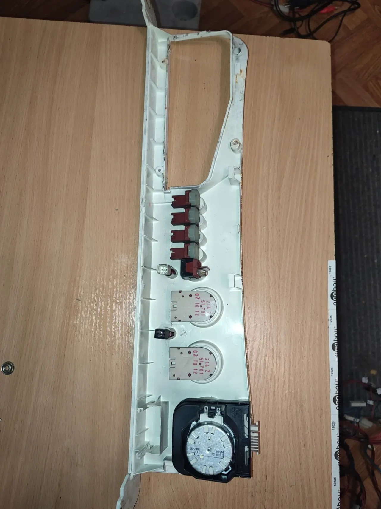 Indesit WS105TX, панель керування. 3