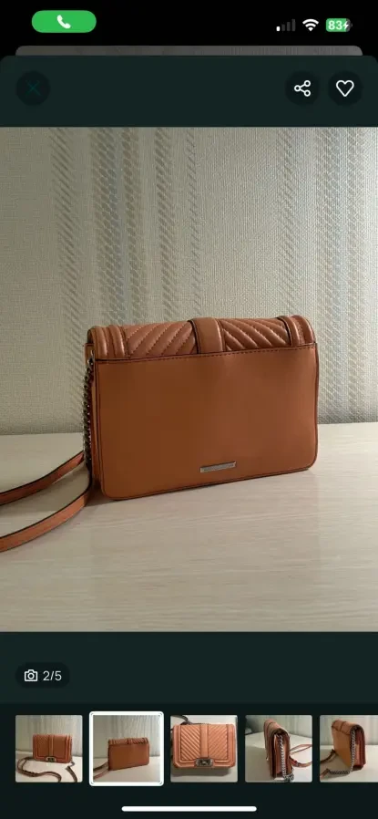 Сумка кожаная rebecca minkoff, оригинал 2