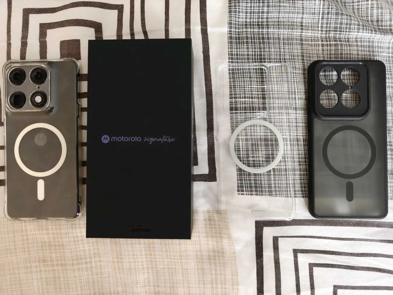 Motorola Signature 16/512gb чорний ідеал комплект чохли 2