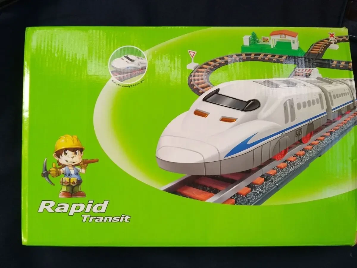 Набір іграшок 2 в 1: Поїзд Rapid Transit + Екскаватор на керуванні