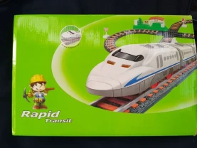 Набір іграшок 2 в 1: Поїзд Rapid Transit + Екскаватор на керуванні