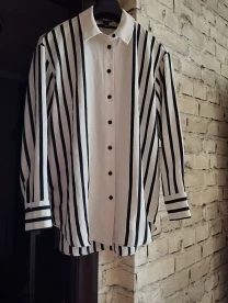 Сорочка довгий рукав від преміальної лінійки бренду River Island studio somewere to go 44-46 розмір