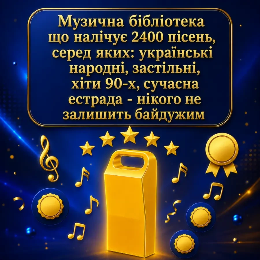 Флешка з українськими піснями