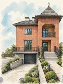 Продаж 3 поверхового будинку з верандою і ділянкою на 14 соток,830кв.м