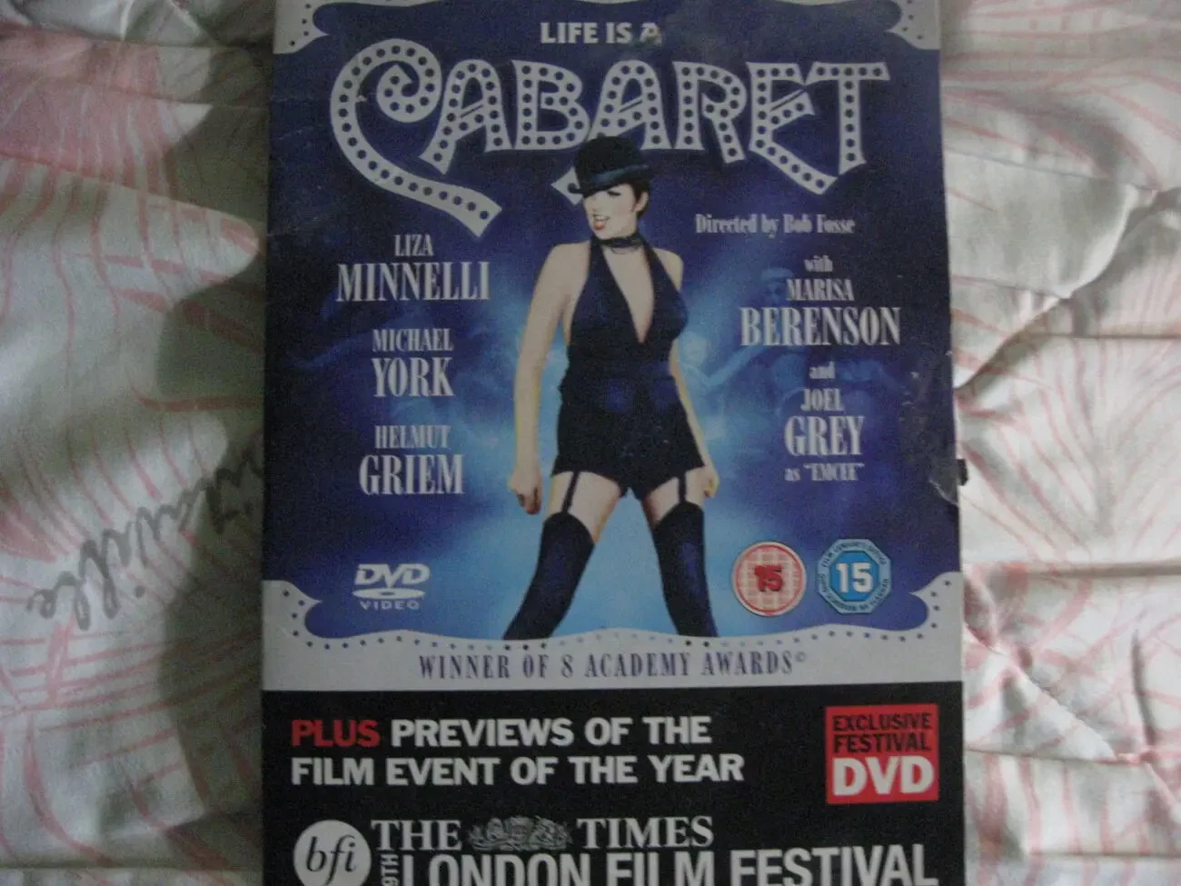 DVD диск, мюзікл Кабаре за участі Лайзи Мінеллі, оригінал