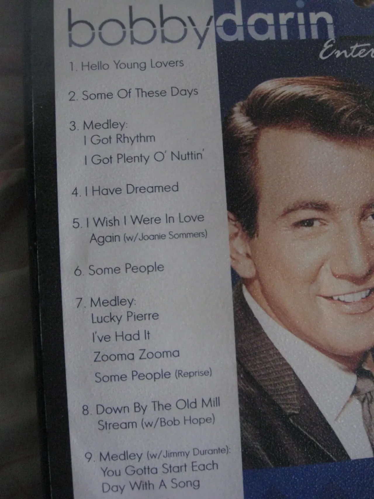 DVD диск концерта джазмена Bobby Darin, оригінал 4