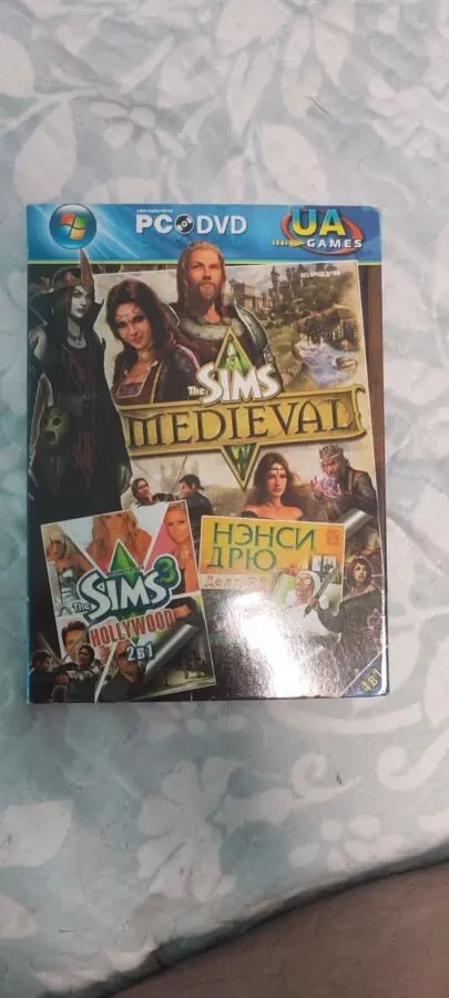 Игровой сборник формата «4 в 1» на PC DVD Nancy Drew , The Sims 3