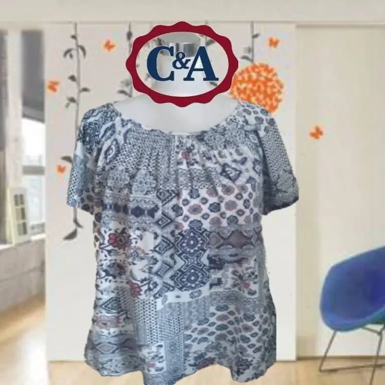 C&A Canda Футболка женская разноцветная на 52