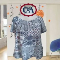 C&A Canda Футболка женская разноцветная на 52