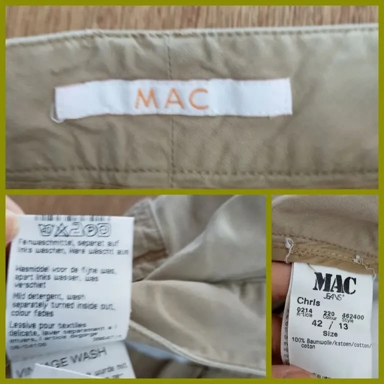 MAC Шорты женские хлопок цвет мокрого песка на 48/50 5