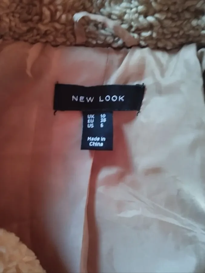 Шубка Тедді від New Look 44 розмір 7