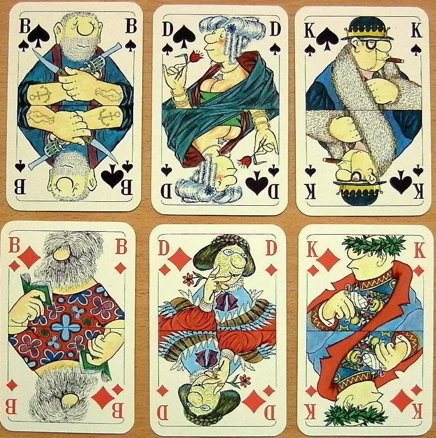 Игральные карты Loriot, 1973 г.