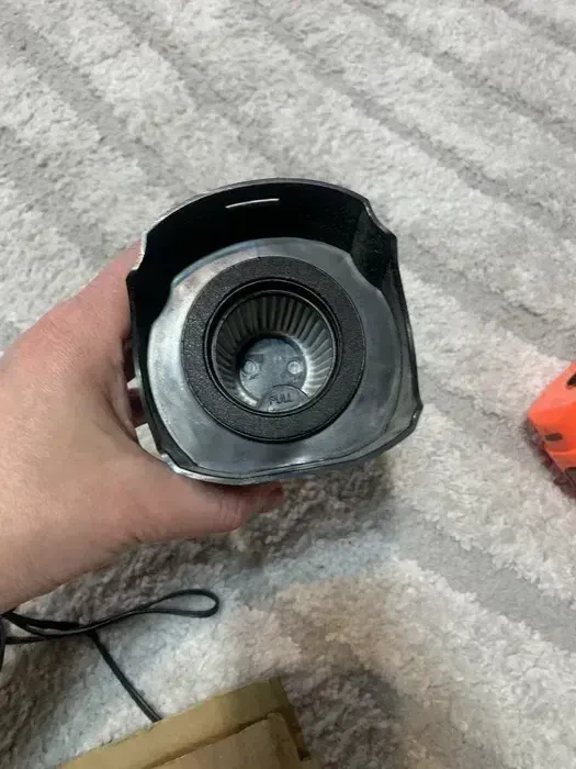 Автомобільний пилосос 12V, компактний, з насадками 5