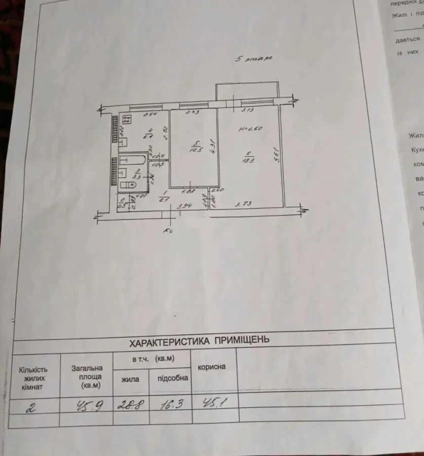 Продам 2 комн кв Глушко Киевский рынок Таирова 5