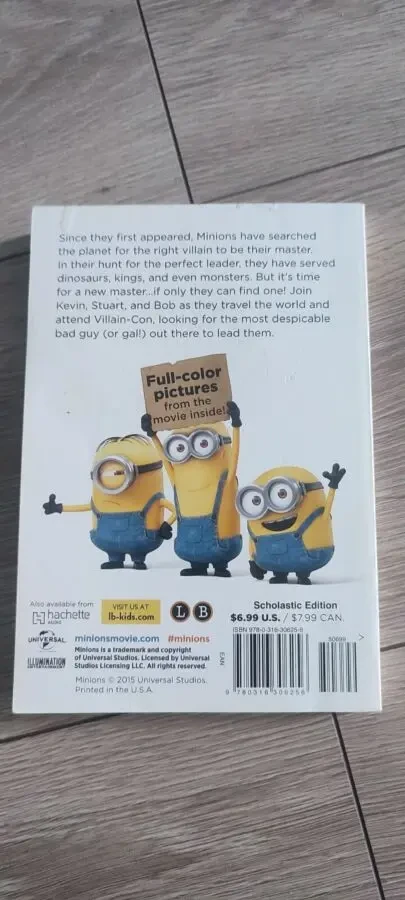 Книга Minions: The Junior Novel на английском, Sadie Chesterfield, от Illumination (Universal) 7