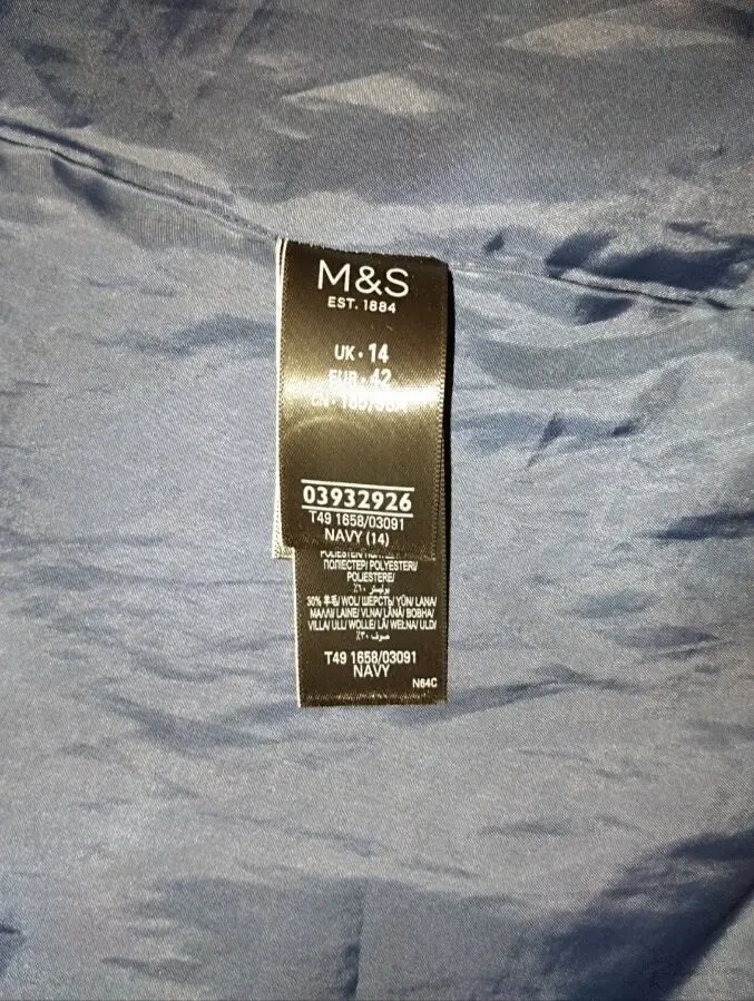 Пальто прямого крою від M&S 46-48 розмір 6