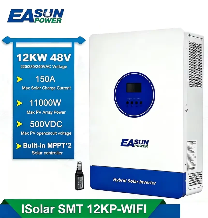 Продам нові гібридні інвертори EASUN ISolar 2,2 кВт, 3,2 кВт, 4,2 кВт, 6,2 кВт та 12 кВт 5