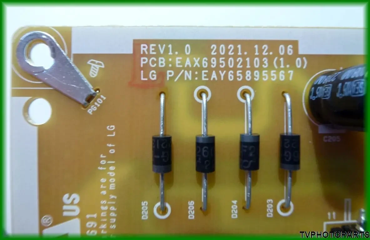плата блок живлення LGP43NT-21U1 EAX69502103 (1.0) EAY65895567 для телевізора LG 43NANO766 2