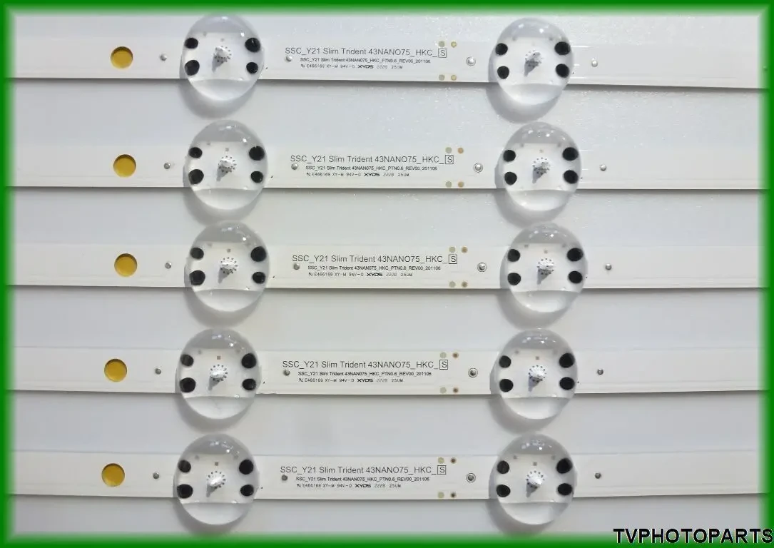 LED підсвітка SSC_Y21 Slim Trident 43NANO75_HKC_S для телевізора LG 43NANO766 3