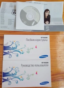 Посібник користувача і диск на телефон Samsung Gt-s5250 інструкція