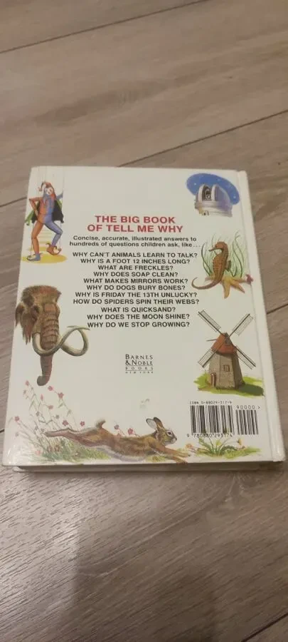 Книга «The Big Book of Tell Me Why» Arkady Leokum издательство «Barnes & Noble» 2