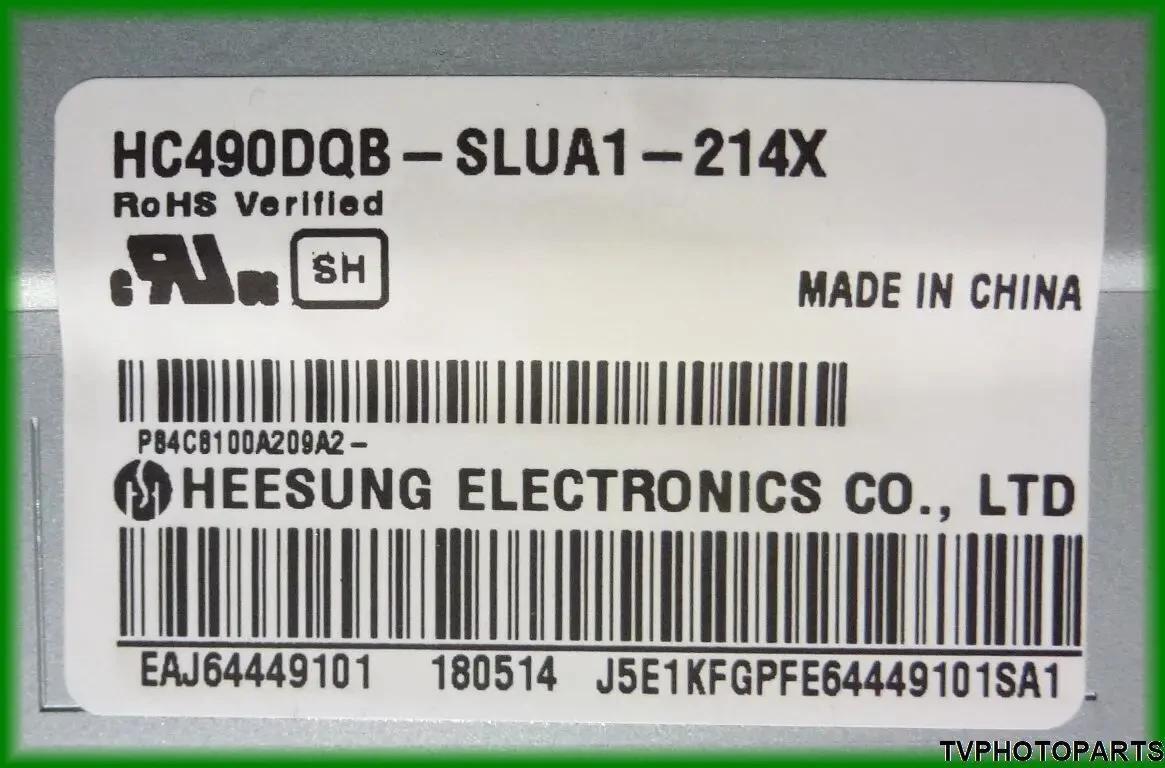 плата LED драйвер KTY:18KLE490D-36A01 REV:0.5 EBR85417201 для телевізора LG 49SK8500 5