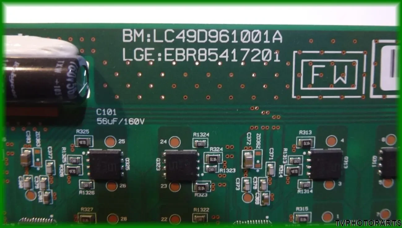 плата LED драйвер KTY:18KLE490D-36A01 REV:0.5 EBR85417201 для телевізора LG 49SK8500 2