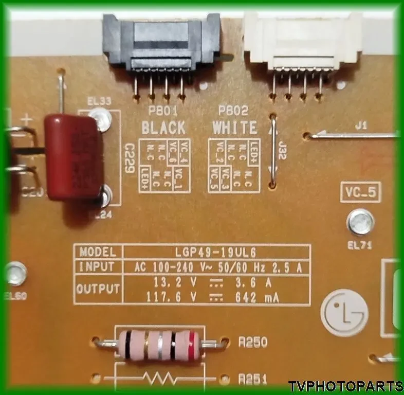 плата блок живлення LGP49-19UL6 EAX68248001 (1.9) для телевізора LG 49SM90007LA 3