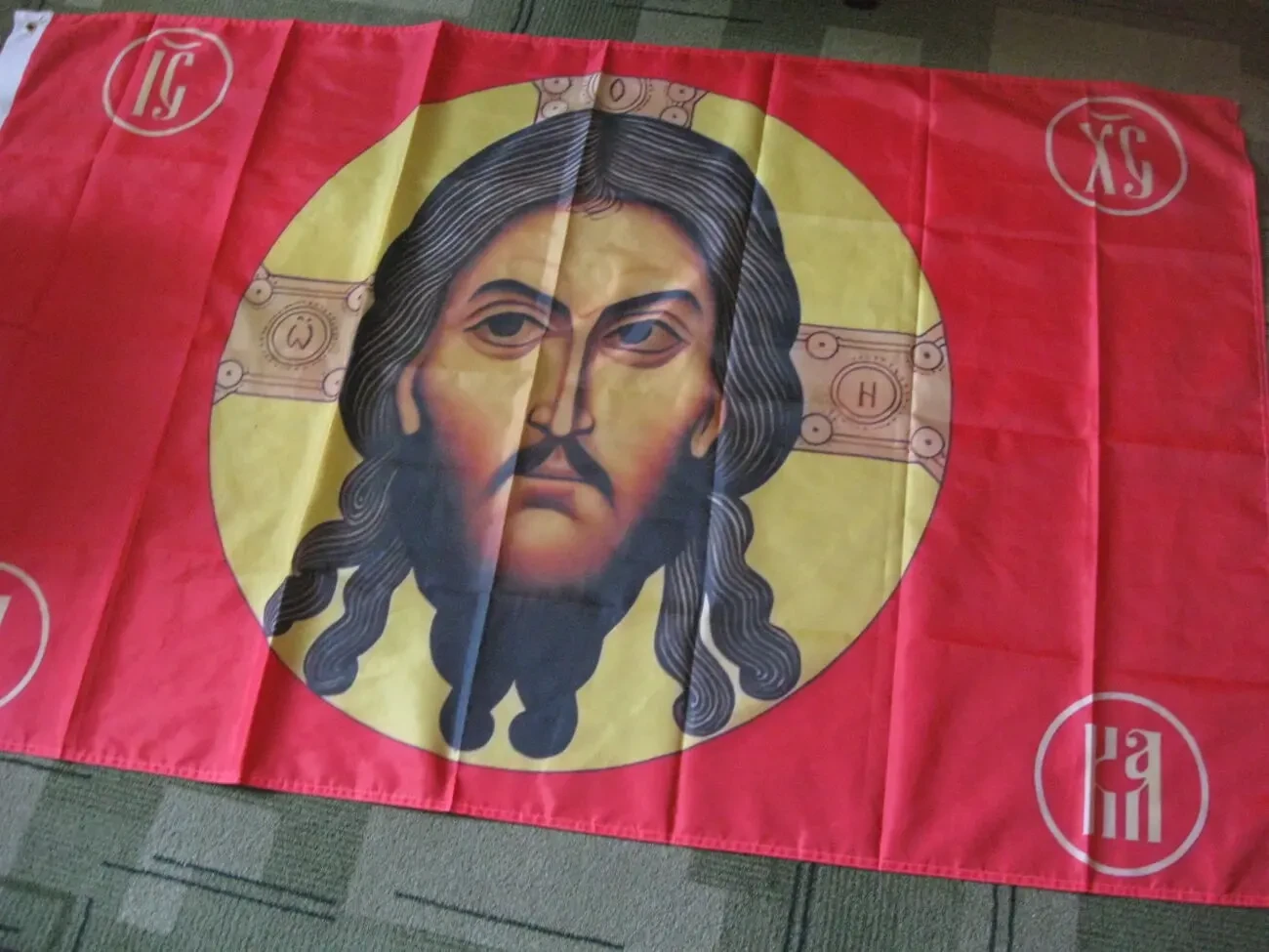 Прапор християнський релігійний Христос Пантократор
