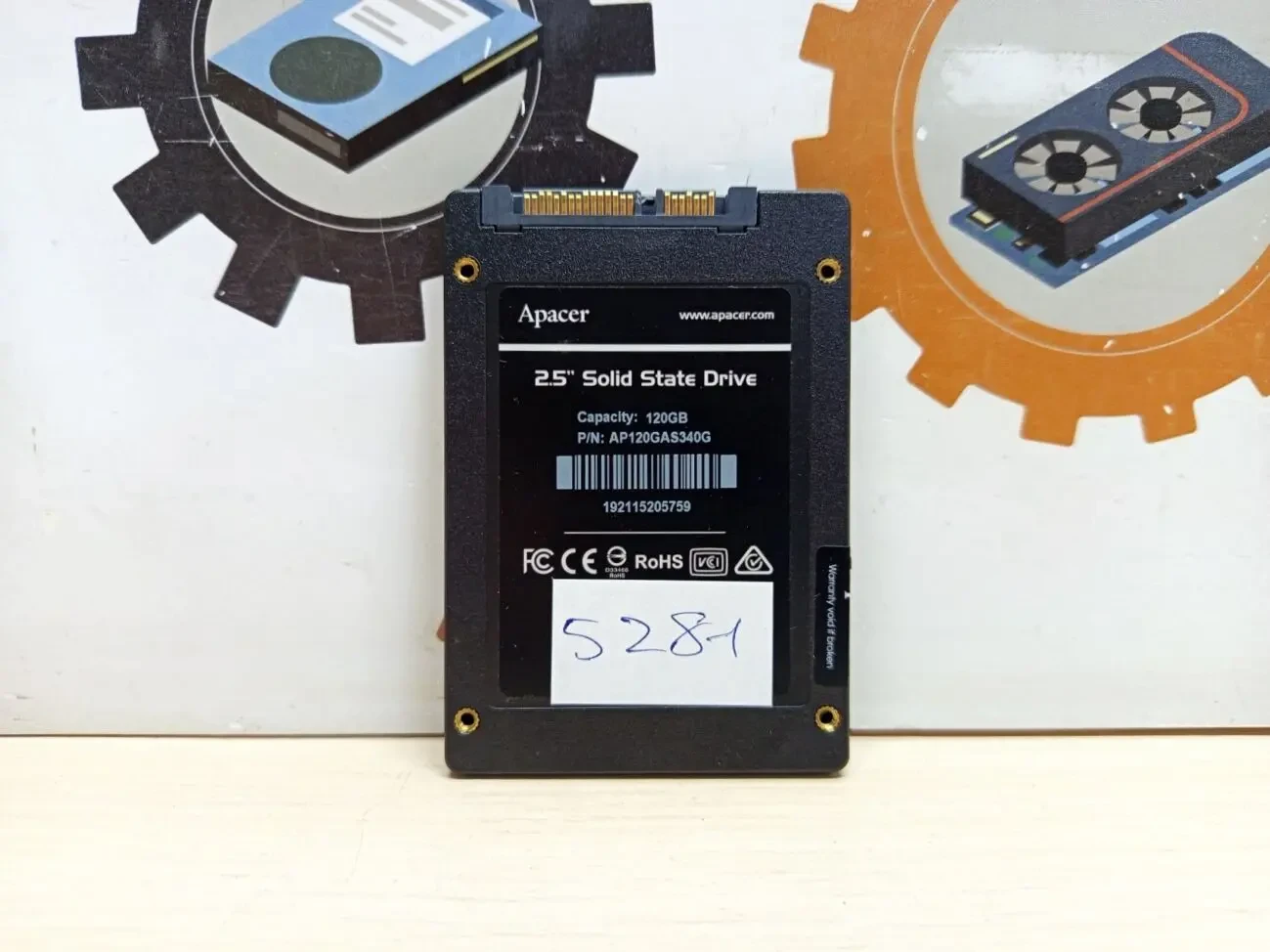 Накопичувач SSD 2.5 120GB Apacer AS340 Panther 2
