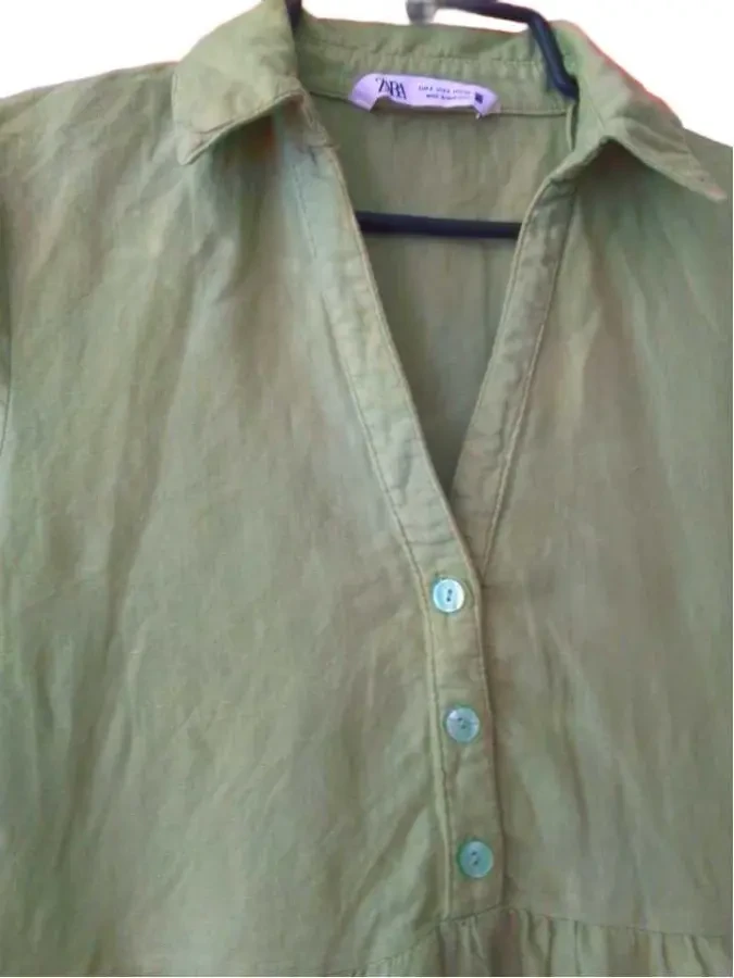 Жіноча сукня льон/котон Zara р.48-50 3