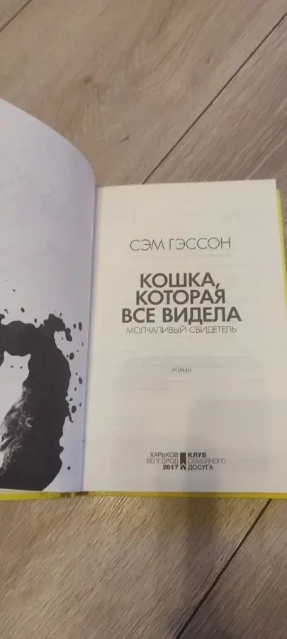 Книга «Кошка, которая все видела» Сэм Гэссон / Sam Gasson «The Cat Who Saw It All» 2017 г. 2