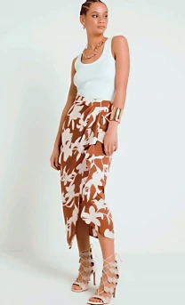 Жіноча спідниця міді River Island р.48-50.