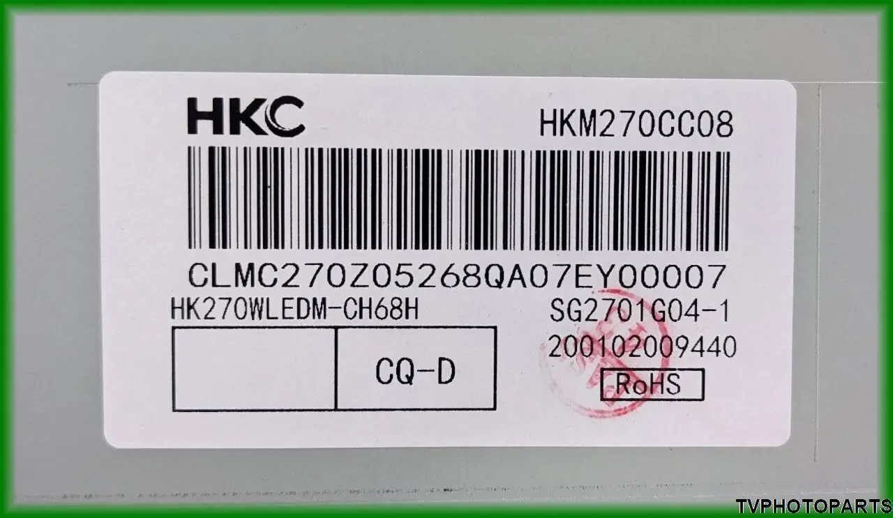 плата T-CON SG2701G04-1-XR-1 SG2701G04-1-XC-1 для монітора MSI MAG 275CQPF 5