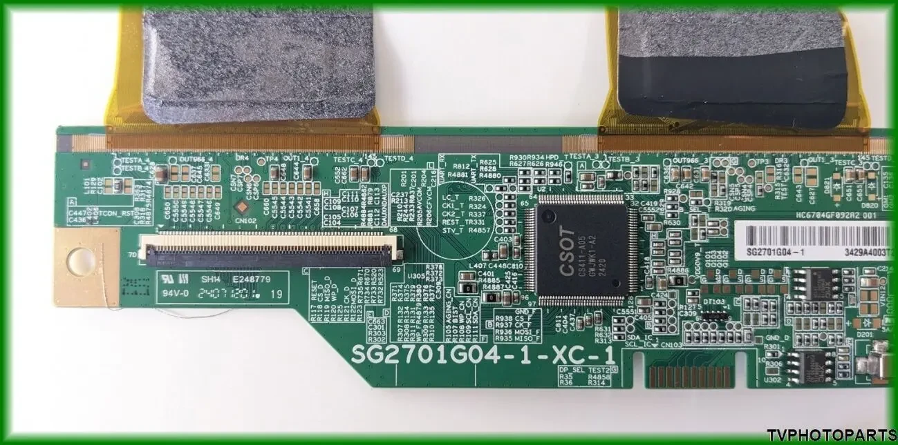 плата T-CON SG2701G04-1-XR-1 SG2701G04-1-XC-1 для монітора MSI MAG 275CQPF 3