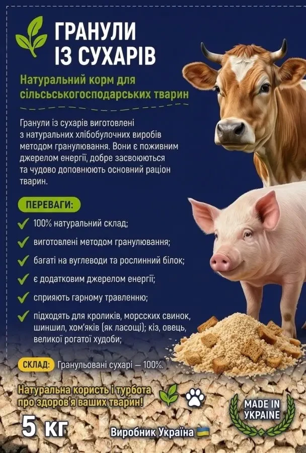 гранули із сухарів