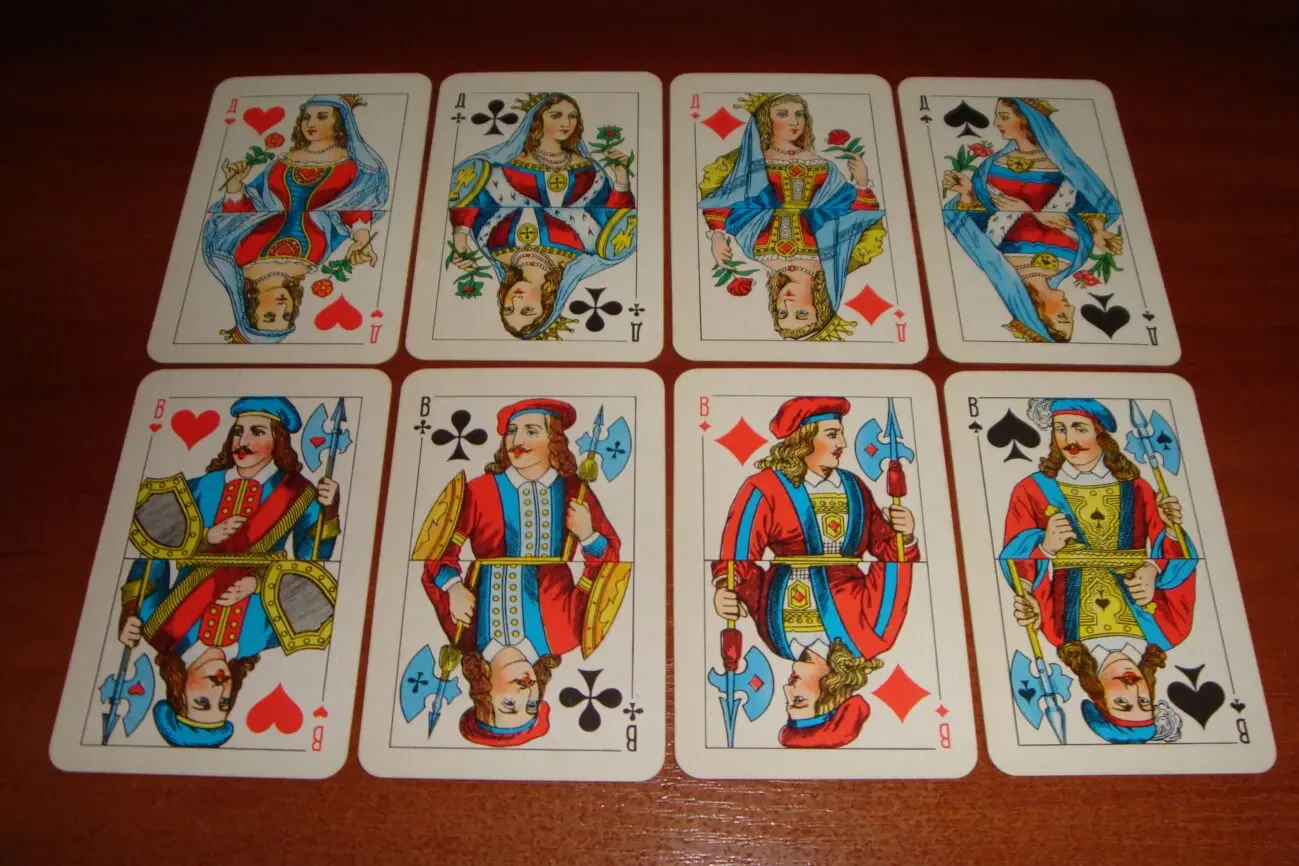 Игральные карты Атласные, 1992 г. 3