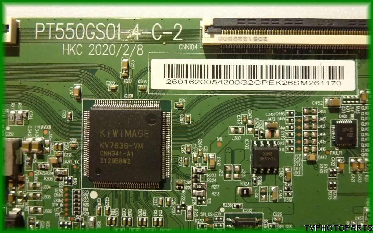 плата T-CON PT550GS01-4-C-2 для телевізора LG 55UQ81006 2