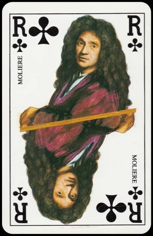 Игральные карты "Великие писатели", 1970 г.